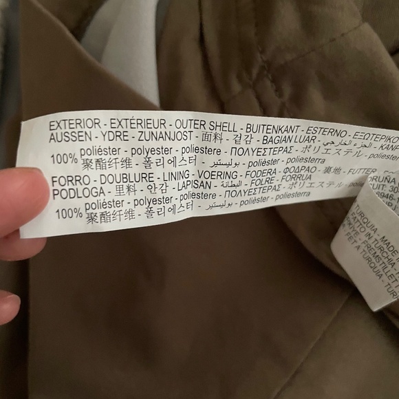 Zara Strapless Mini Dress Taupe/Light Brown - Picture 8 of 8